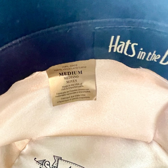 Black Cloche made by Hats in the Belfry. Brand New. 100% wool. - Picture 6 of 8